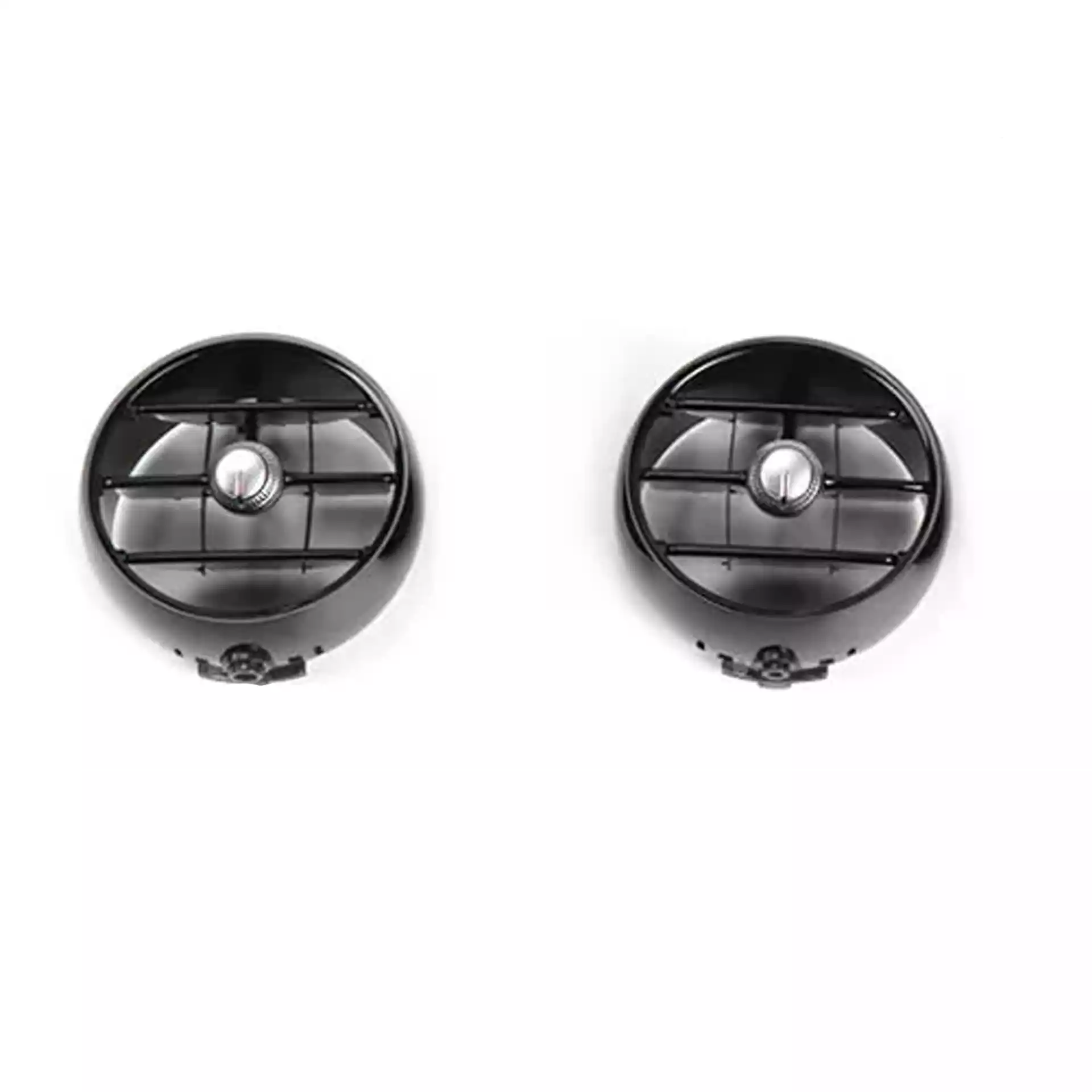 Left & Right AC Vent Repair Kit Set for MERCEDES-BENZ C-CLASS W205 (2014-2023) in Black color Standard Model Inner Part
