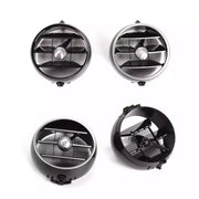 Left & Right AC Vent Repair Kit Set for MERCEDES-BENZ C-CLASS W205 (2014-2023) in Black color Standard Model Inner Part