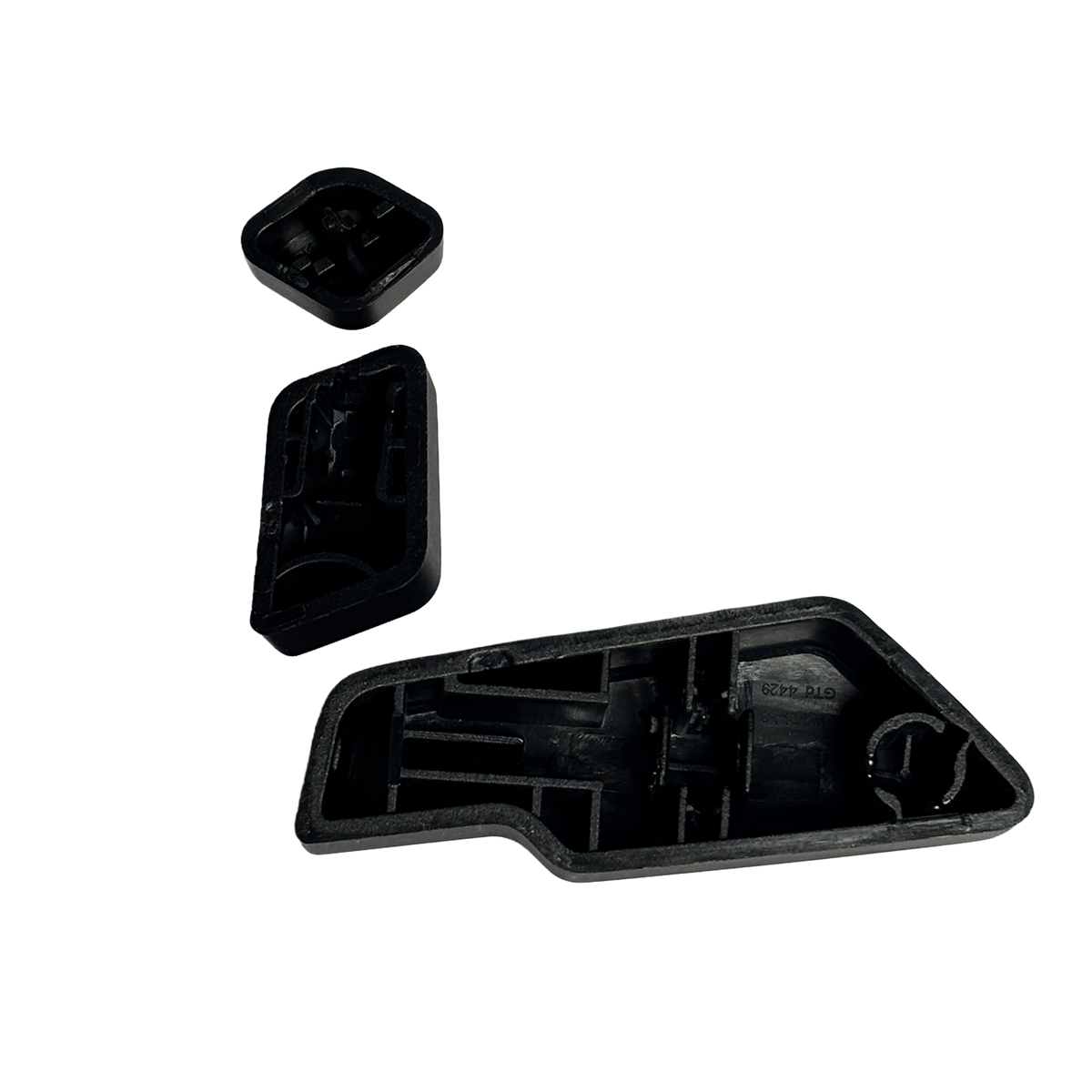 Left Seat Headrest Switch Adjustment Button Set for MERCEDES-BENZ SLK R172 (2011-2015) in Black color made of PC, ABS, Chrome