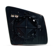 Left Side Mirror Glass for MERCEDES-BENZ GLS X166 (2015-2019) with Plastic Frame, Double Curvature, PC Glass