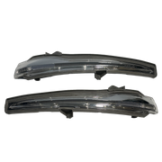 Left Side Mirror Indicator Light for MERCEDES-BENZ C-CLASS W205 (2014-2023) with ABS Housing and PC Lens