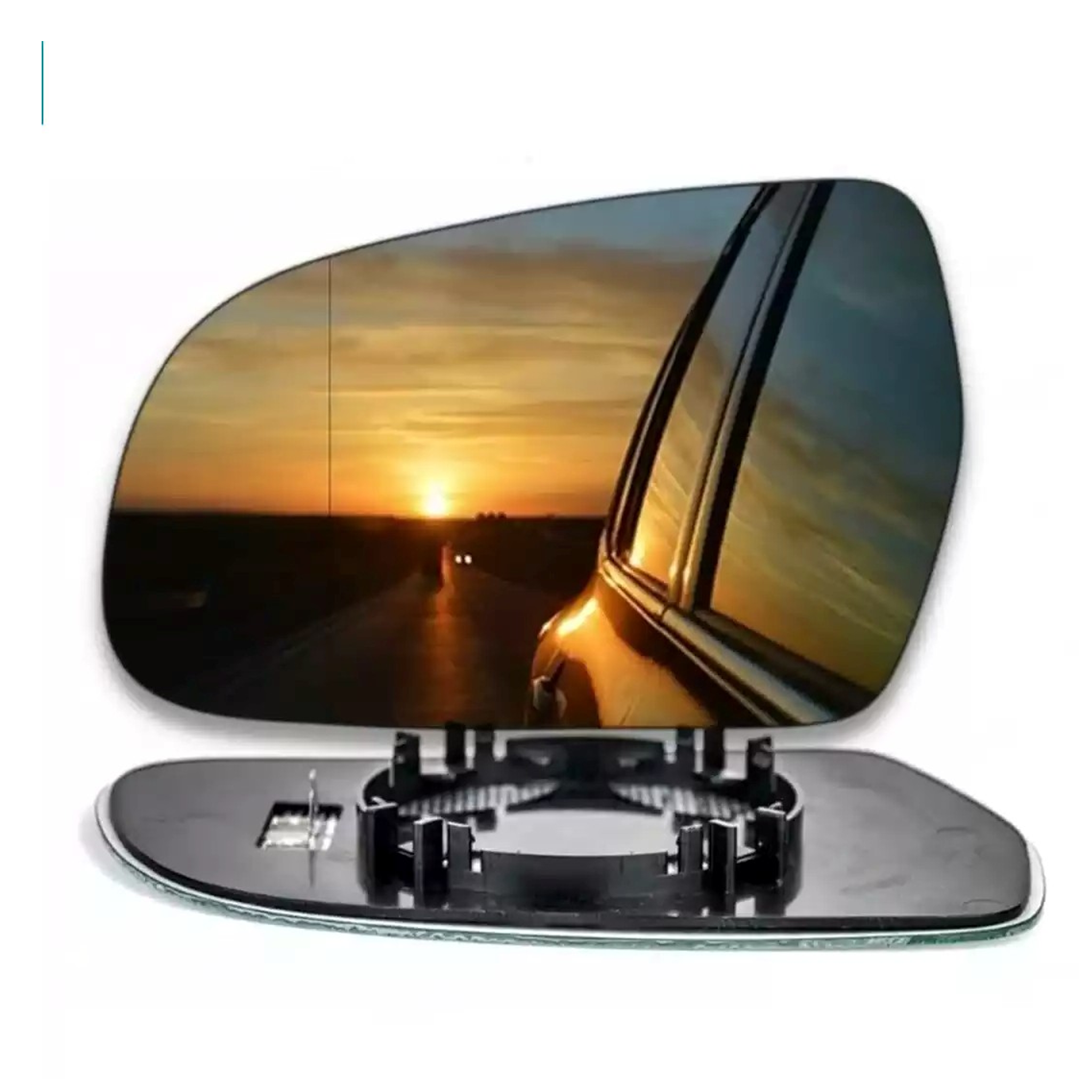 Left Side (Passenger Side) Rear View Mirror Glass for Audi A3 8V Sedan (2012-2016) (Double Curvature)-01