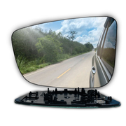 Left Side (Passenger Side) Rear View Mirror Glass for BMW 5 Series G30 Sedan (2017-2025) with Plastic Frame_3