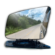 Left Side (Passenger Side) Rear View Mirror Glass for Mercedes Benz E Class W212 Sedan (2009-2013) with Plastic Frame_2