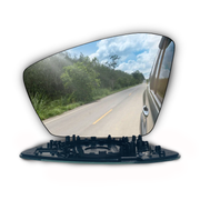 Left Side (Passenger Side) Rear View Mirror Glass for Skoda Superb III 3V3 Sedan (2015-2019) with Plastic Frame_3