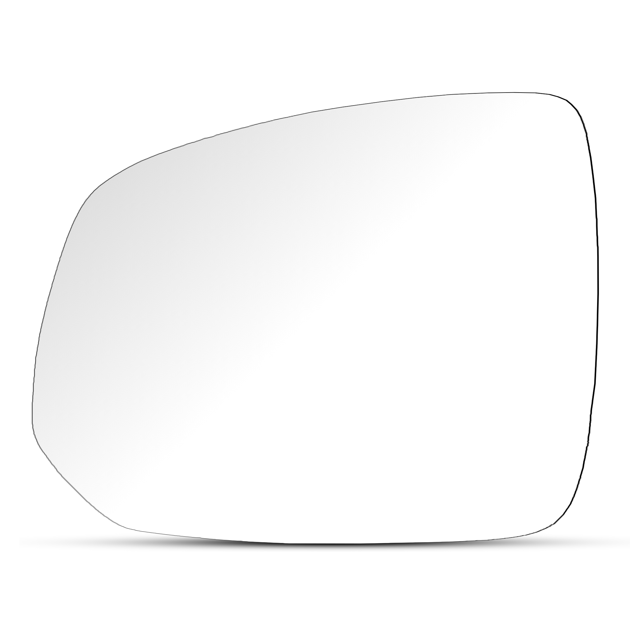 Left Side (Passenger Side) Rear View Mirror Glass for Volvo XC90 SUV (2014-2019) with Plastic Frame_1