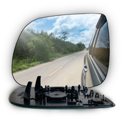 Left Side Rear View Mirror Glass For Audi Q5 8R SUV (2008-2016) With Plastic Frame_3