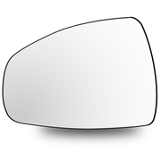 Left Side Rear View Mirror Glass for AUDI A1 8X (2010-2024) Heated, Single Curvature with Plastic Frame