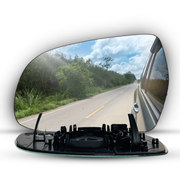 Left Side Rear View Mirror Glass for AUDI A5 8T (1st Generation) (2011-2017) with Plastic Frame, Heated, Aspherical
