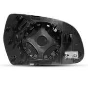 Left Side Rear View Mirror Glass for AUDI A5 8T (2015-2017) with Plastic Frame, Heated, Aspherical