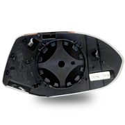 Left Side Rear View Mirror Glass for AUDI A7 4GA (2010-2018) with Plastic Frame, Heated, Double Curvature