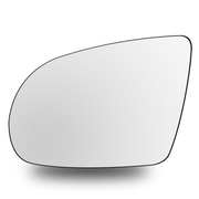 Left Side Rear View Mirror Glass for AUDI A8 4H2 (2010-2018) with Plastic Frame, Heated, Single Curvature