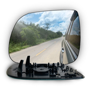 Left Side Rear View Mirror Glass for AUDI Q5 8RB (2008-2017) with Plastic Frame