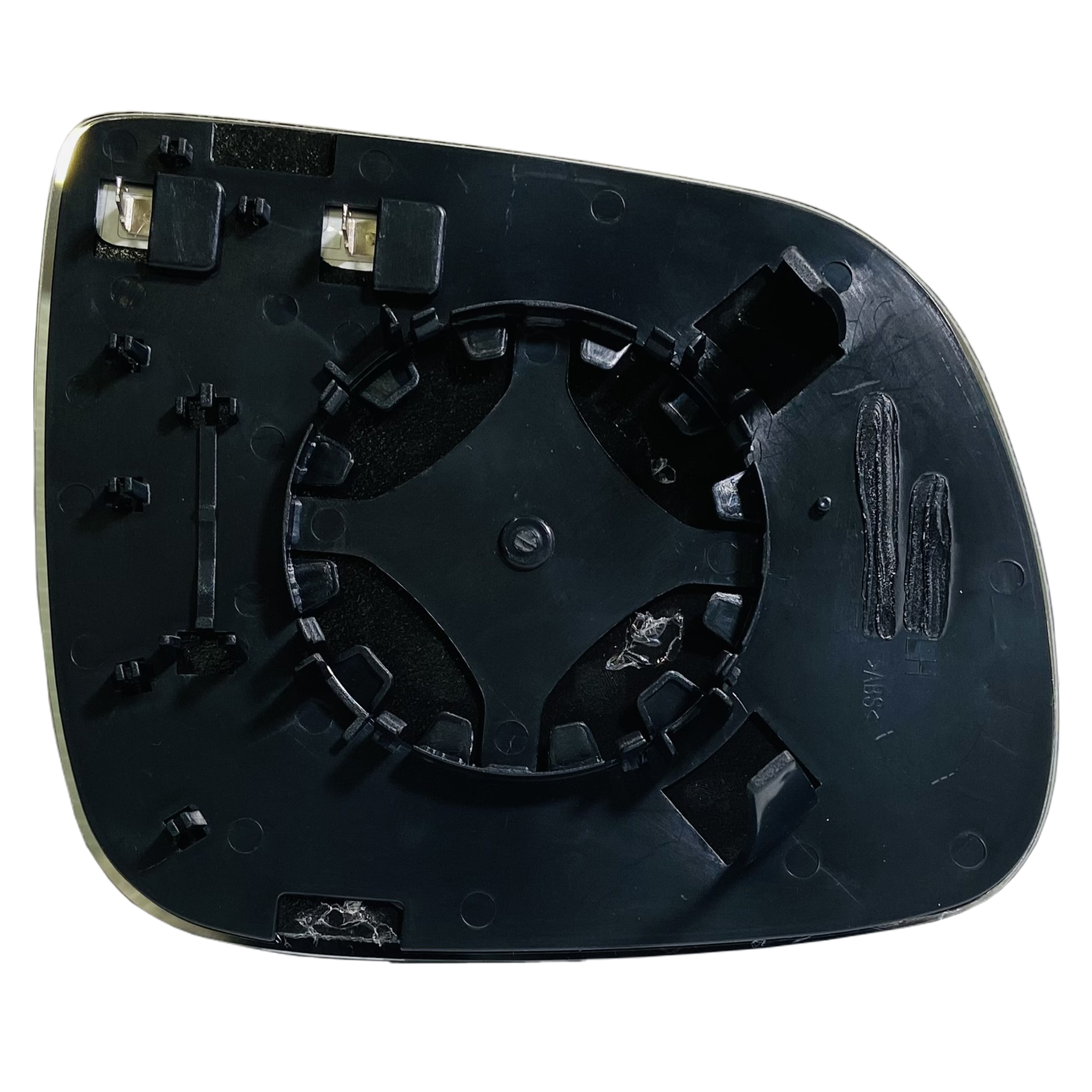 Left Side Rear View Mirror Glass for AUDI Q7 4LB (2006-2015) with Plastic Frame