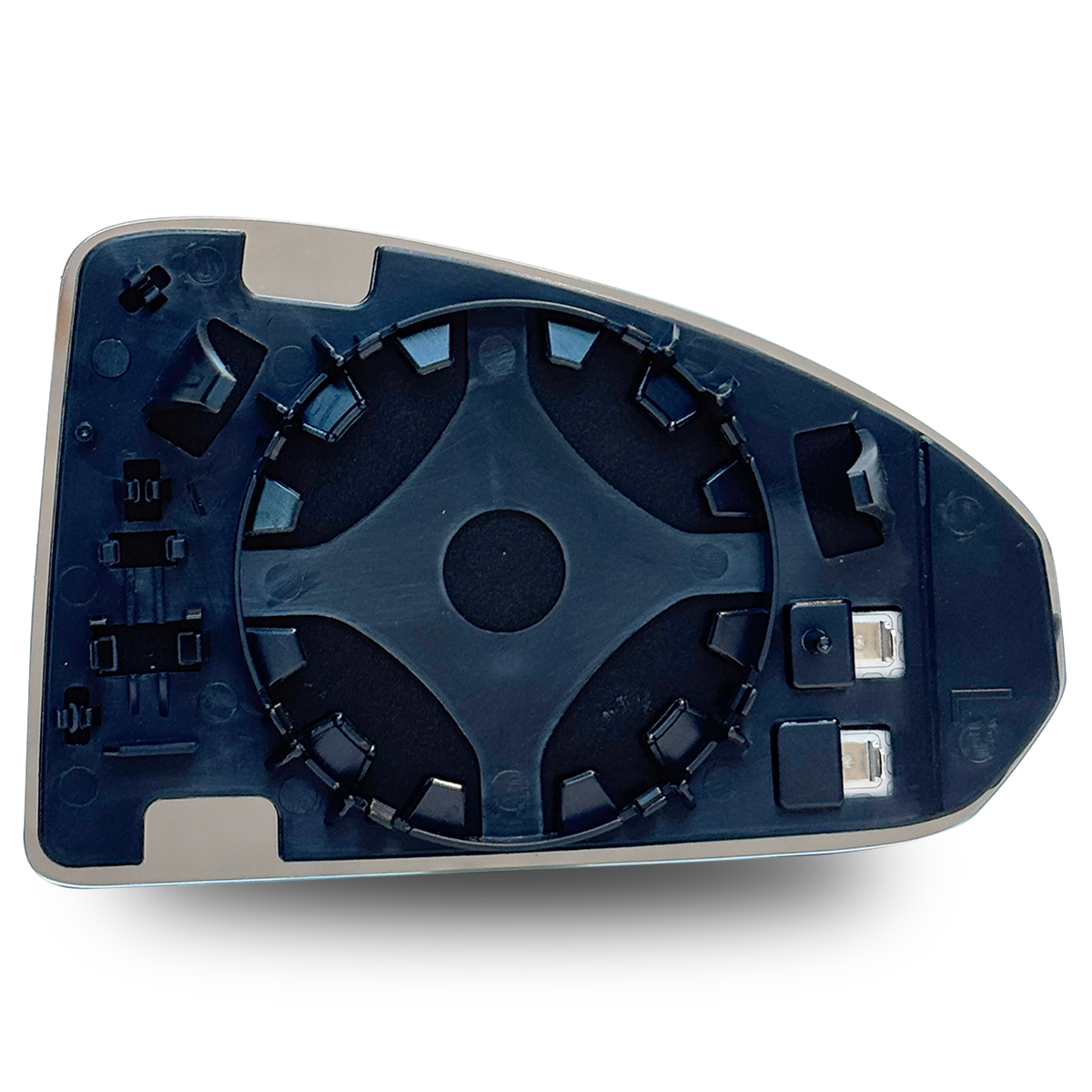 Left Side Rear View Mirror Glass for AUDI R8 4S3 (2016-2020) with Plastic Frame, Heated, Single Curvature
