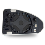 Left Side Rear View Mirror Glass for AUDI TT FV3 (2015-2019) with Plastic Frame, Double Curvature, Heated