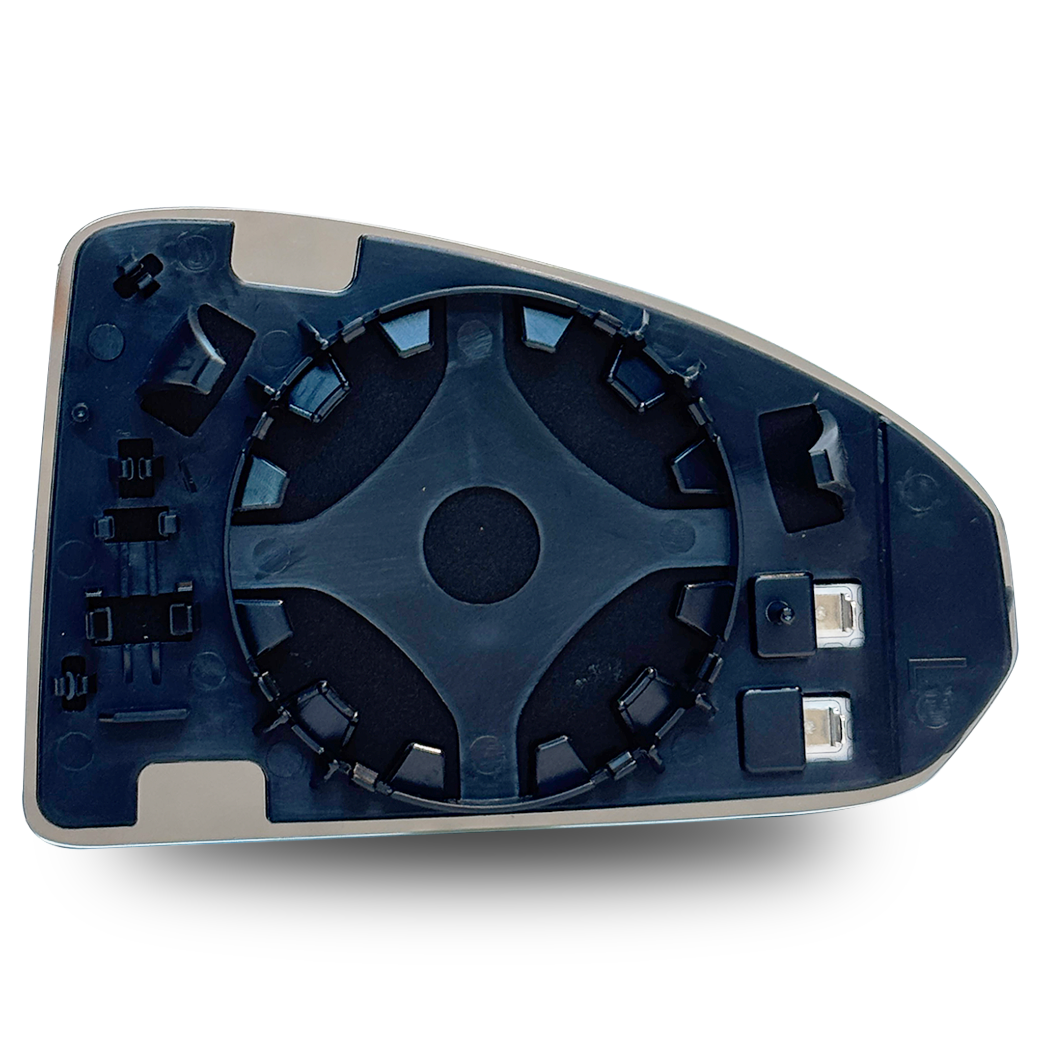 Left Side Rear View Mirror Glass for AUDI TT FV3 (2015-2019) with Plastic Frame, Heated, Single Curvature
