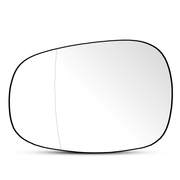 Left Side Rear View Mirror Glass for BMW 3 E93 (2008-2013) with Plastic Frame, Double Curvature