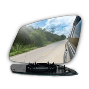 Left Side Rear View Mirror Glass for BMW 5 Series F10 Sedan (2009-2016) with Plastic Frame_03