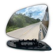 Left Side Rear View Mirror Glass for BMW X3 F25 SUV (2014-2017) with Plastic Frame_3