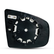 Left Side Rear View Mirror Glass for BMW X5 E70 (2008-2013) with Plastic Frame, Double Curvature