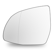 Left Side Rear View Mirror Glass for BMW X5 F15 (2014-2018) with Blind Spot Detection, Plastic Frame, Double Curvature