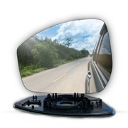 Left Side Rear View Mirror Glass for JAGUAR F-PACE X761 (2016-2020) with Plastic Frame