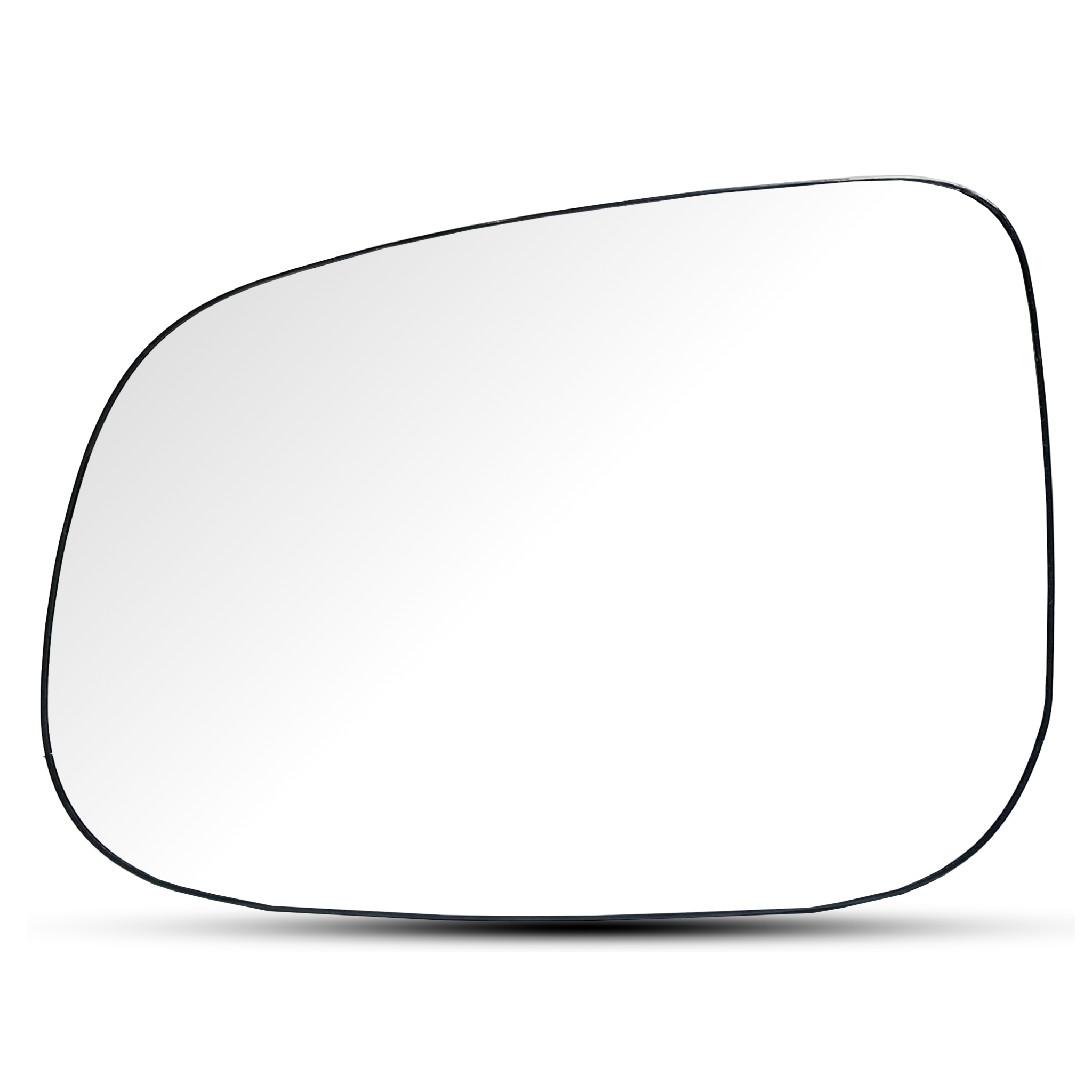 Left Side Rear View Mirror Glass for JAGUAR XJ X351 (2010-2019) with Plastic Frame, Aspherical, Heated