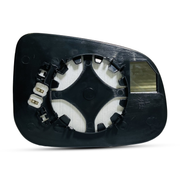 Left Side Rear View Mirror Glass for JAGUAR XJ X351 (2010-2019) with Plastic Frame, Aspherical, Heated