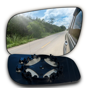 Left Side Rear View Mirror Glass for MERCEDES-BENZ E-CLASS W211 (2002-2008) with Double Curvature