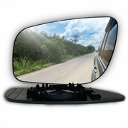 Left Side Rear View Mirror Glass for MERCEDES-BENZ E-CLASS W211 (2002-2008) with Plastic Frame