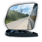 Left Side Rear View Mirror Glass for MERCEDES-BENZ GLK-Class X204 (2010-2015) with Plastic Frame