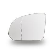 Left Side Rear View Mirror Glass for VOLVO XC40 536 (2017-2020) Double Curvature with Plastic Frame