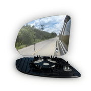 Left Side Rear View Mirror Glass for VOLVO XC40 536 (2017-2020) Double Curvature with Plastic Frame