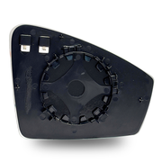 Left Side Rear View Mirror Glass for VW TOUAREG 7P (2012-2018) with Plastic Frame, Heated, Single Curvature