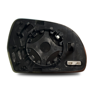 Left Side Side Mirror Glass for SKODA LAURA 1Z3 (2004-2013) Double Curvature with Plastic Frame and Socket, PC and Glass