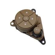 Left Steering Wheel Buttons Assembly for MERCEDES-BENZ GLK-Class X204 (2010-2015) in Yellow color PC and ABS