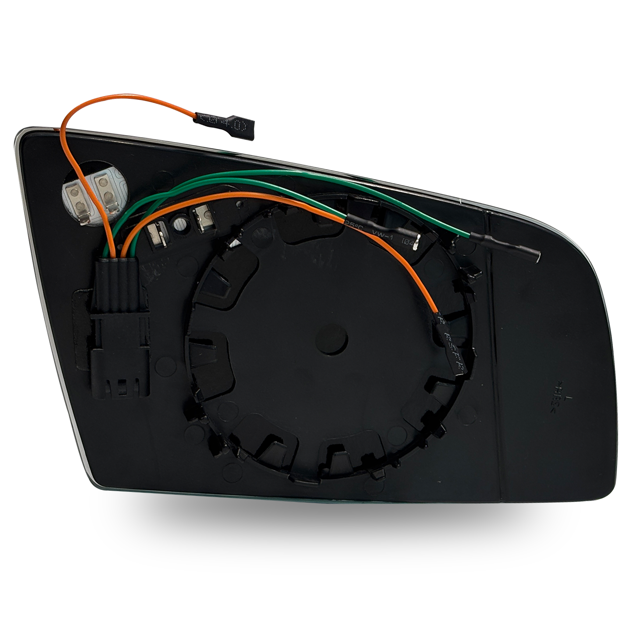 Left Sub Mirror for BMW 6 E63 (2007-2010) Heated, Single Curvature, with wire, 4 PINS