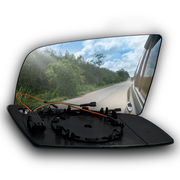 Left Sub Mirror for BMW 6 E63 (2007-2010) Heated, Single Curvature, with wire, 4 PINS