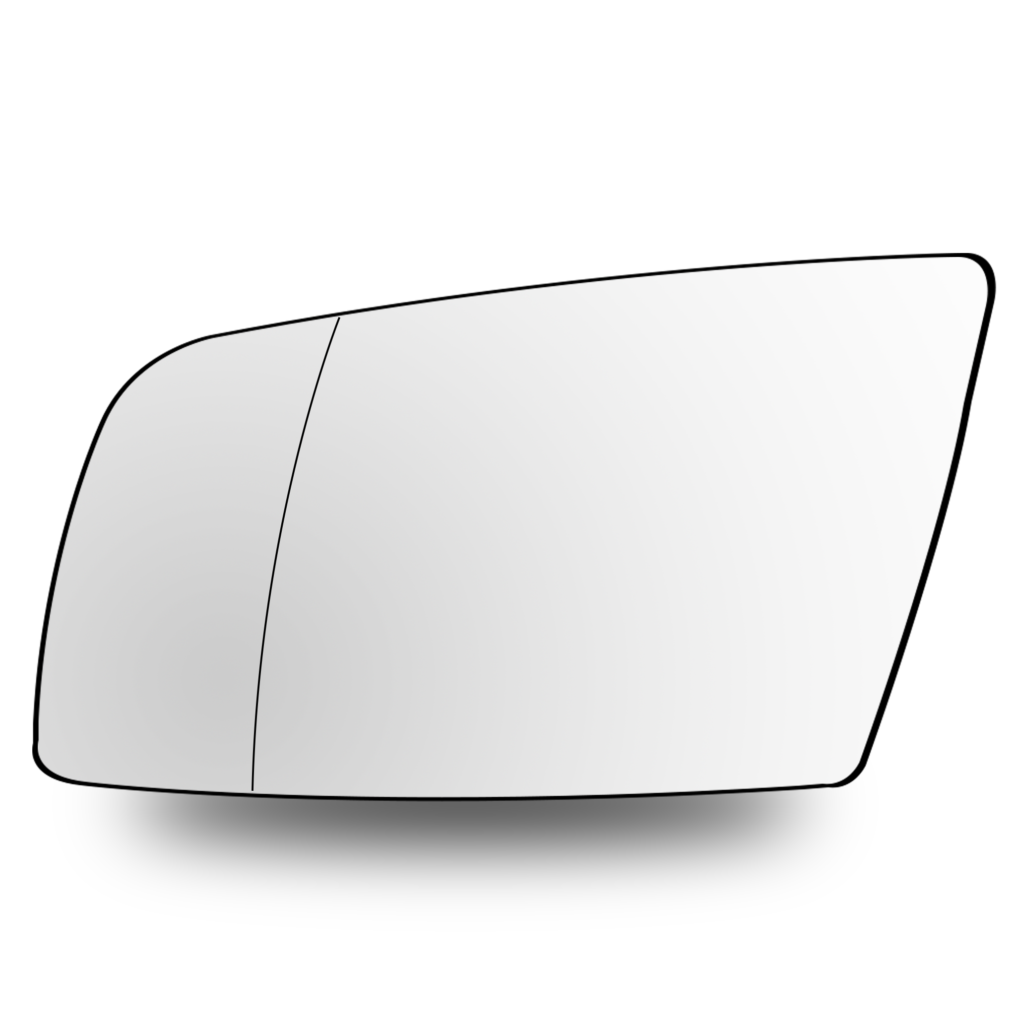 Left Sub Mirror for BMW 6 E64 (2007-2010) Heated, Double Curvature