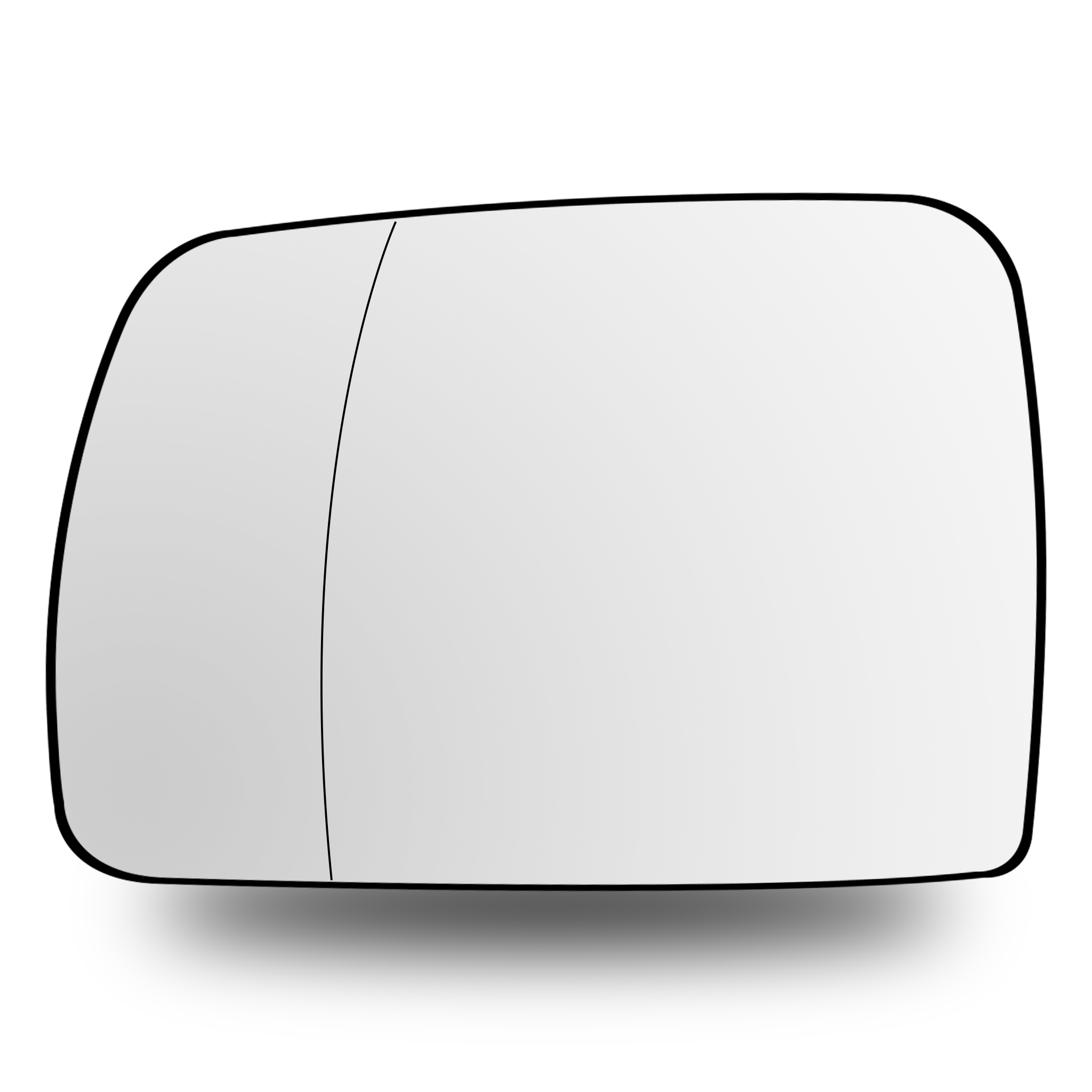 Left Sub Mirror for BMW X5 E53 (1999-2007) Heated, Double Curvature
