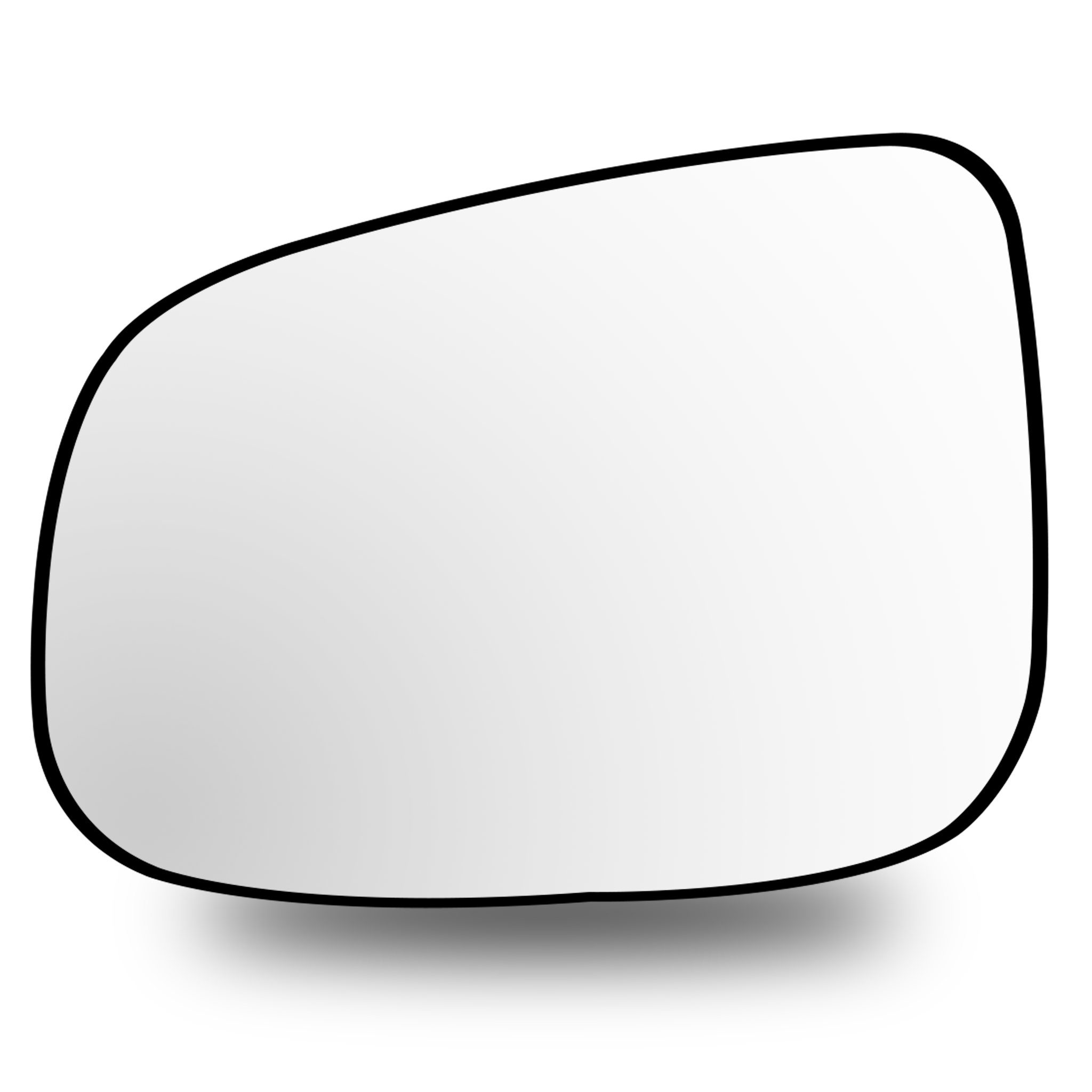 Left Sub Mirror for JAGUAR XJ X351 (2010-2019) Heated, Single Curvature, Blind Spot