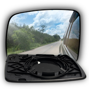 Left Sub Mirror for LAND ROVER RANGE ROVER SPORT L320 (2005-2013) Heated, Single Curvature