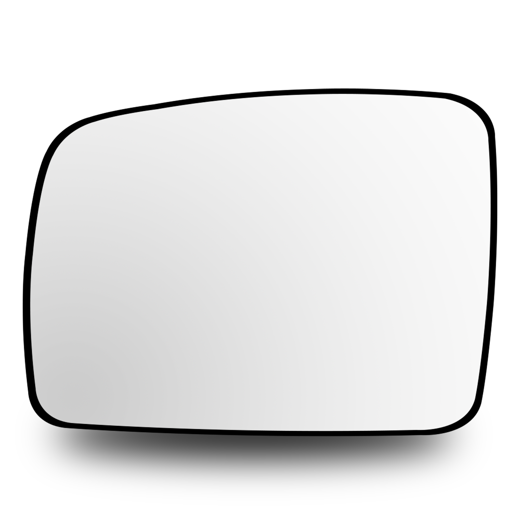 Left Sub Mirror for LAND ROVER RANGE ROVER SPORT L320 (2005-2013) Heated, Single Curvature
