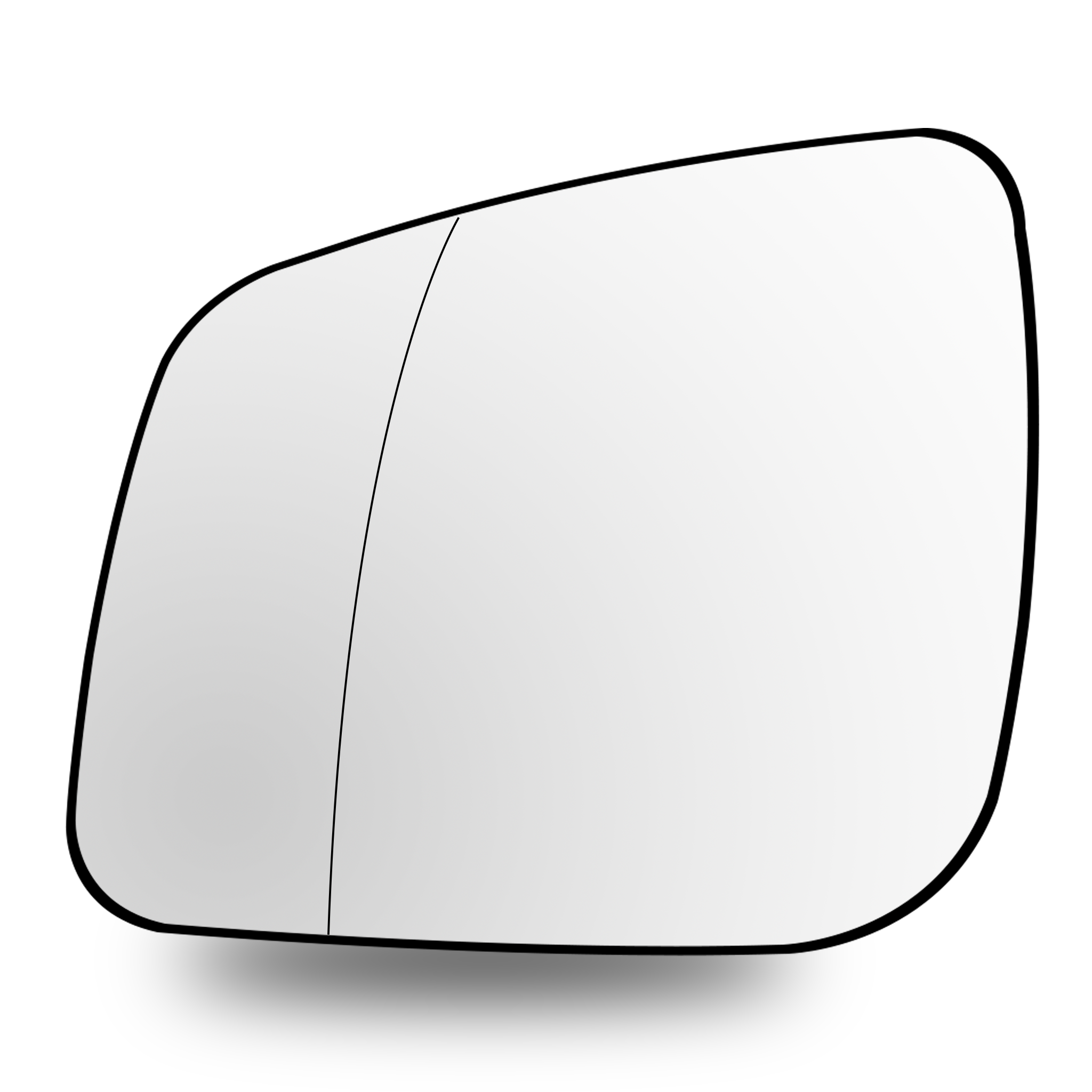 Left Sub Mirror for MERCEDES-BENZ B-CLASS W246 (2012-2018) Heated, Double Curvature