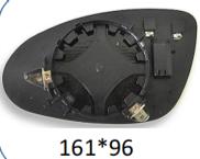 Left Sub Mirror for MERCEDES-BENZ S-CLASS W221 (2006-2013) Heated, Double Curvature
