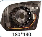 Left Sub Mirror for MERCEDES-BENZ V-Class W447 (2019-2022) Heated, Double Curvature, Blind Spot