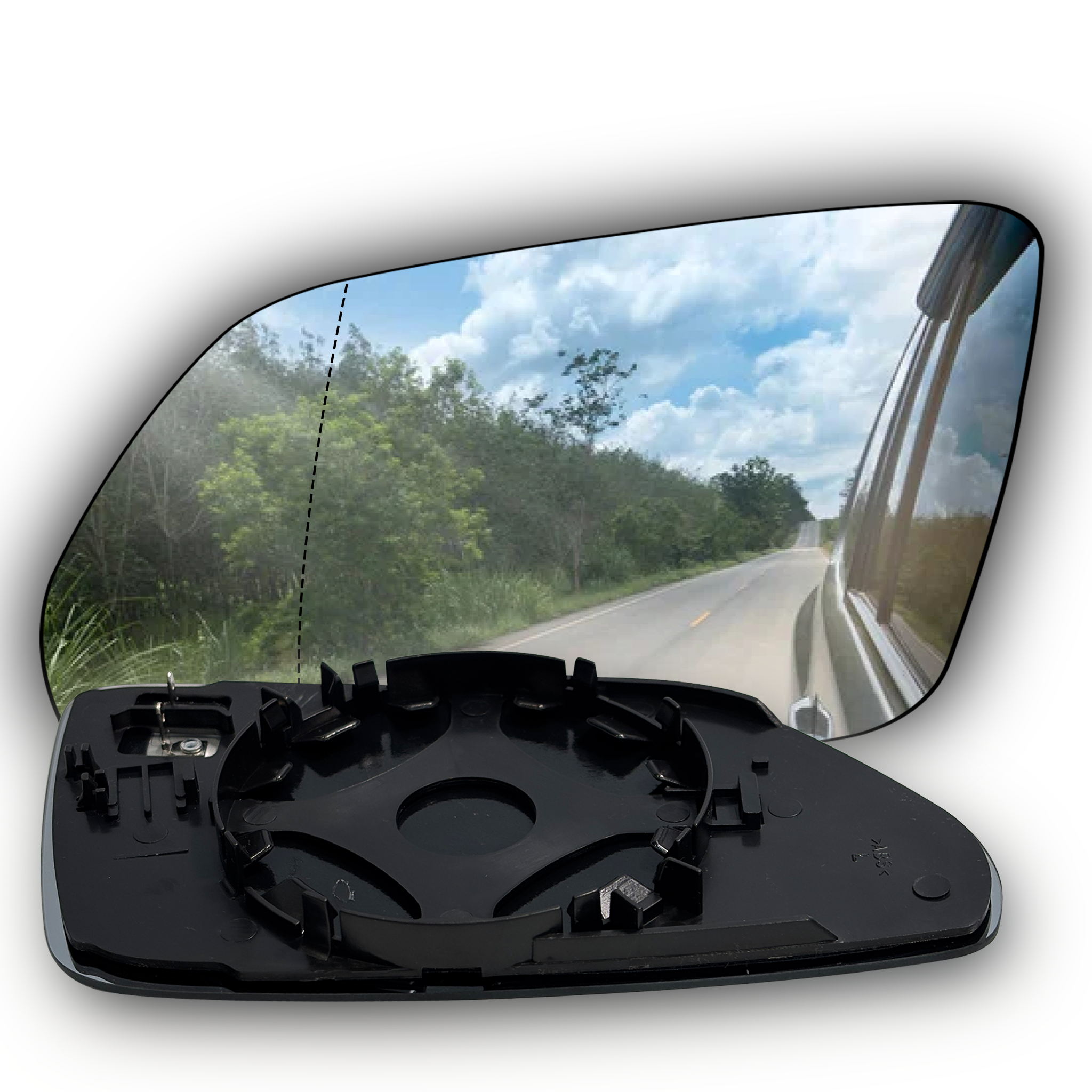 Left Sub Mirror for SKODA LAURA 1Z3 (2004-2013) Heated, Double Curvature