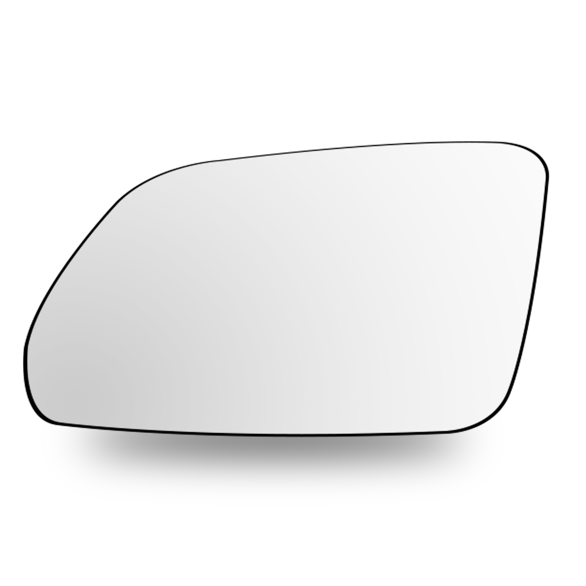 Left Sub Mirror for SKODA LAURA 1Z3 (2004-2013) Heated, Single Curvature