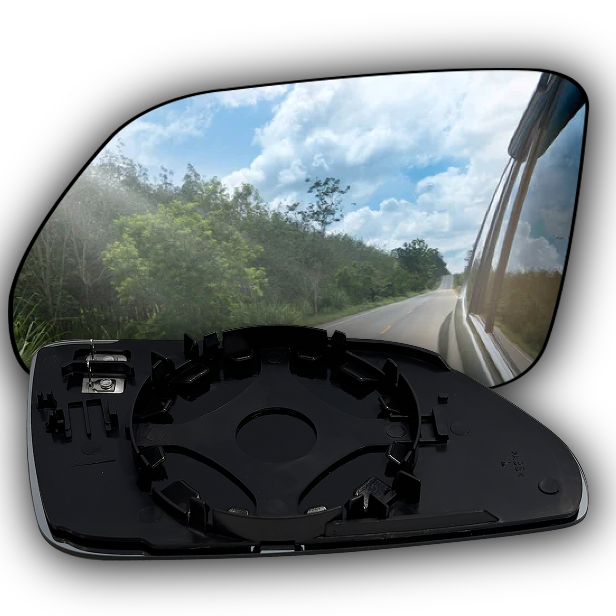 Left Sub Mirror for SKODA LAURA 1Z3 (2004-2013) Heated, Single Curvature